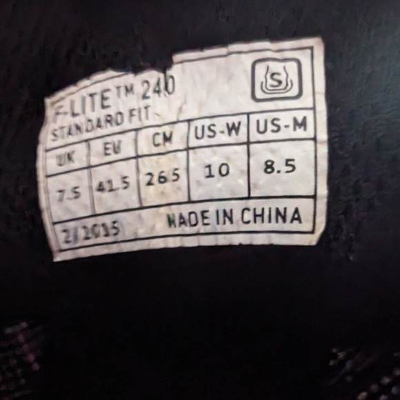 Inov-8 F-lite 240 Multipurpose Cross Training Shoes Mens Size 8.5 Womens Size 10 - Picture 6 of 6